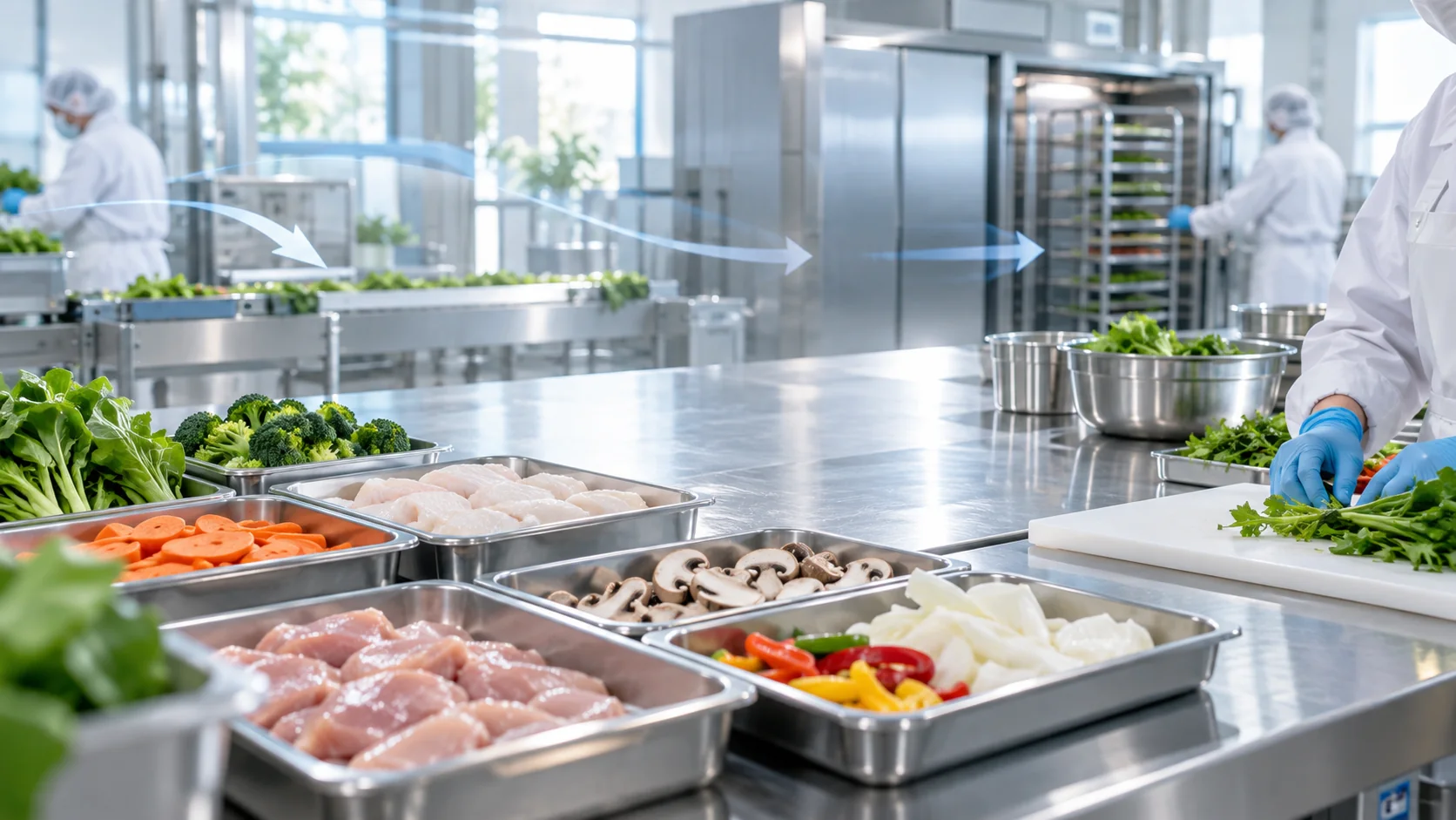 Food and production concept